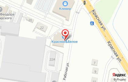 Супермаркет Добрый в Октябрьском районе на карте