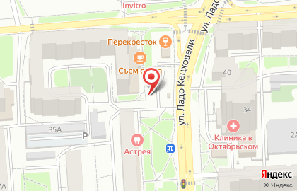 Шиномонтажная мастерская на улице Ладо Кецховели на карте