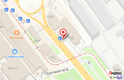 Магазин продовольственных магазинов Сокурские Хлеба в Ленинском районе на карте