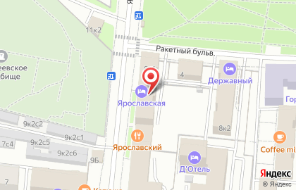 Цифровой мир на Ярославской улице на карте