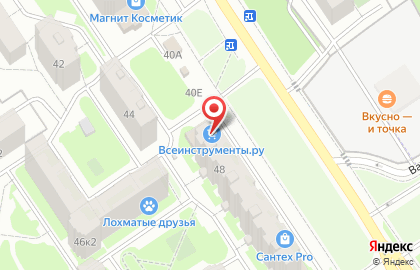 Садово-огородный магазин Ботаник на проспекте Машиностроителей на карте
