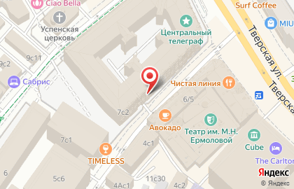 Qwerty на Тверской улице на карте