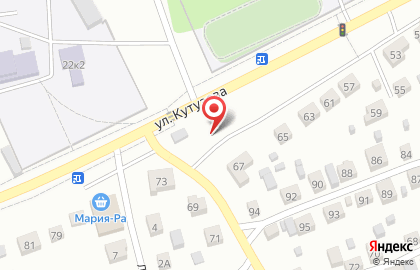 Продуктовый магазин Пятерочка в Центральном районе на карте