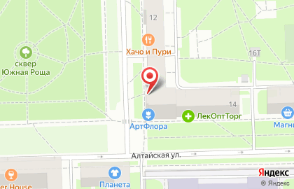 Фирменный магазин Великолукский мясокомбинат в Московском районе на карте