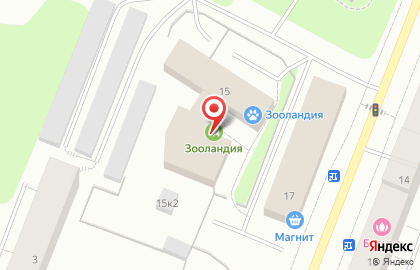 Гостиница для животных Зооландия на карте