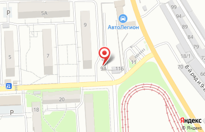 Автостоянка в Волгограде на карте