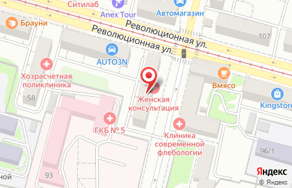 Наркологическая клиника Здоровая Линия на улице Пархоменко на карте