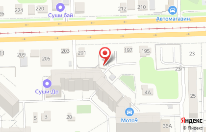 Автостоянка в Челябинске на карте