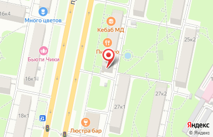 Экспресс-кофейня Coffeebrain на проспекте 60-летия Октября на карте