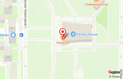 Фитнес-клуб Fitness House на Ленинском проспекте на карте
