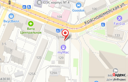 Магазин контрольно-кассовой техники Эвотор24 на Красноармейской улице на карте