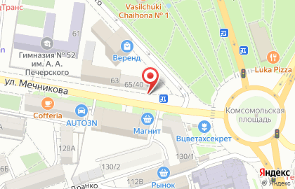 Магазин Презент на улице Ивановского на карте