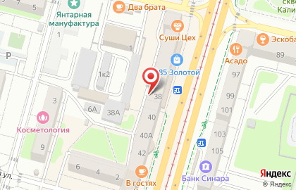 Банкомат Сбербанк России, Калининградское отделение в Калининграде на карте