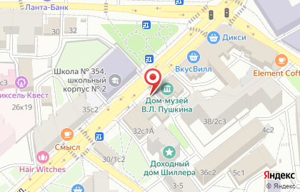 Кафе в Москве на карте