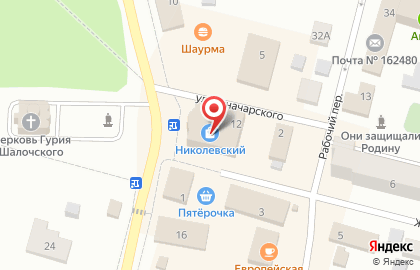 Супермаркет Дикси в Бабаево на карте