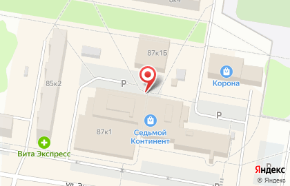 Киоск фастфудной продукции на улице Энгельса на карте
