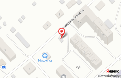 Продуктовый магазин Рублик на Комсомольской на карте