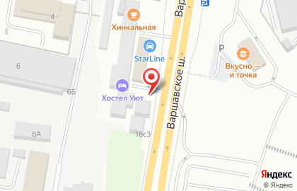 Шиномонтажная мастерская на Симферопольском шоссе, 16 ст4 на карте