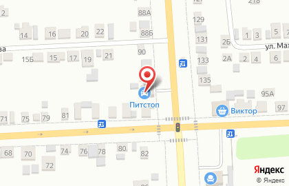 Автосервис Питстоп, автосервис на Пензенской улице на карте