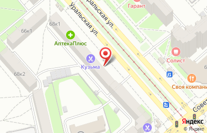 Оптово-розничный магазин Модница в Кировском районе на карте