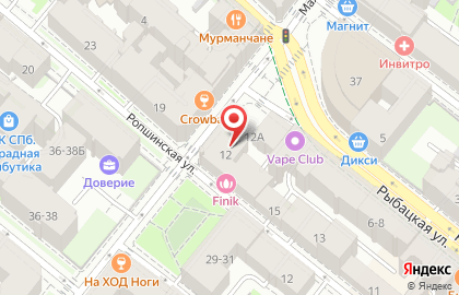 Распродажа в Петроградском районе на карте