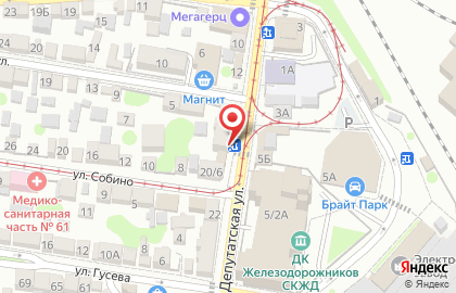 Банкомат Сбербанк в Ростове-на-Дону на карте
