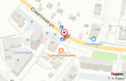 Киоск по продаже фастфудной продукции Калужский гриль в Калуге на карте