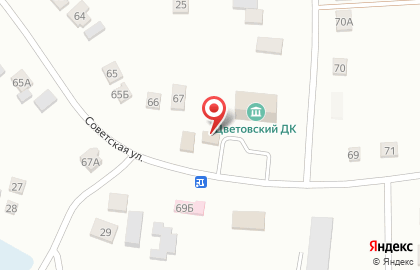 Магазин продуктов на Советской улице на карте