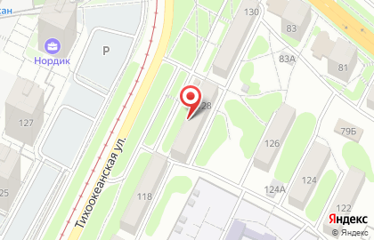 Супермаркет Задарма на Тихоокеанской улице на карте