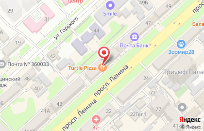 Суши-бар Sakura на проспекте Ленина на карте
