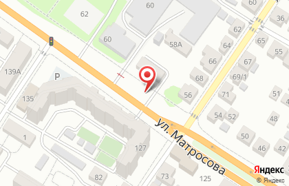 Гермес на улице Матросова на карте