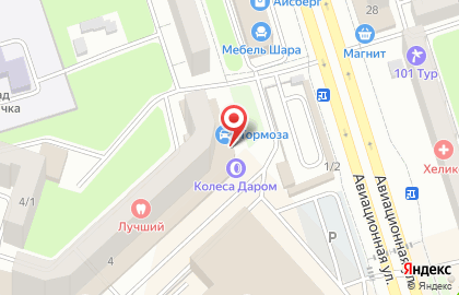 Специализированный автомагазин Тормоза в Советском районе на карте