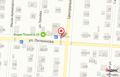 Продуктовый магазин в Казани на карте