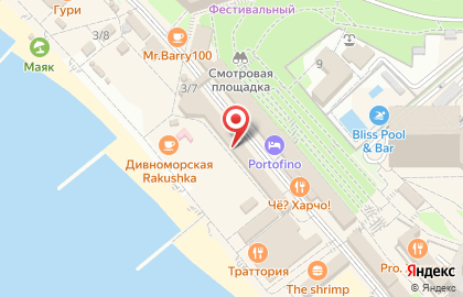 Шапландия на Приморской улице на карте