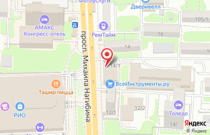 Интернет-гипермаркет товаров для строительства и ремонта ВсеИнструменты.ру на проспекте Михаила Нагибина на карте