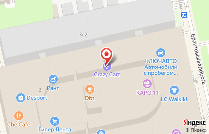 Познавательный зоопарк в ТЦ Охта Молл на карте