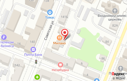 Студия звукозаписи и репетиций U.B.A.-Records на Советской улице на карте