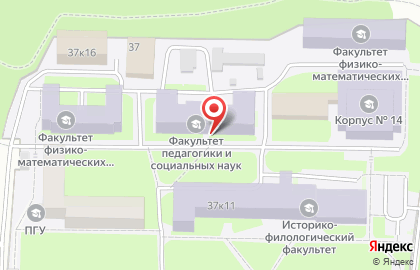 ПГУ Педагогический институт им. В.Г. Белинского в Пензе на карте