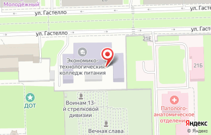 Музей Боевой Славы 2-й Дивизии Народного Ополчения Московского Района на карте