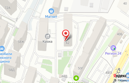 Строящиеся объекты, ООО Омега в Советском районе на карте
