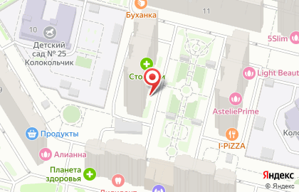Мини-маркет Фасоль на улице Скобелевской на карте