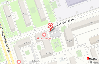 Автостоянка Мгса на Перово на карте