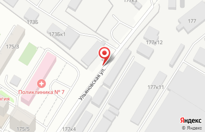 Ремонт телевизоров в Новосибирске на Ульяновской улице на карте
