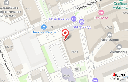 Нотариус Гореловская А.И. на Озерковской набережной на карте