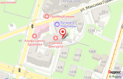 Банкомат Балтийский Банк, Волго-Камский филиал на улице Максима Горького на карте