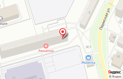 Торговая компания Медсервис на Пермской улице на карте