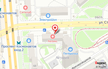 Аптека Живика на улице Старых Большевиков на карте