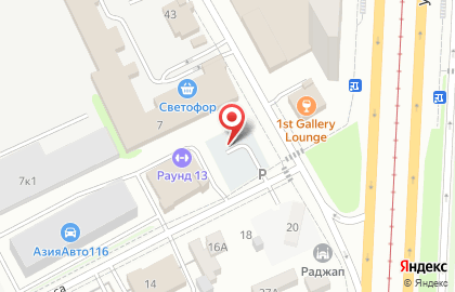 Причал на Краснококшайской улице на карте