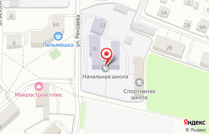 Средняя общеобразовательная школа г. Пионерский в Калининграде на карте