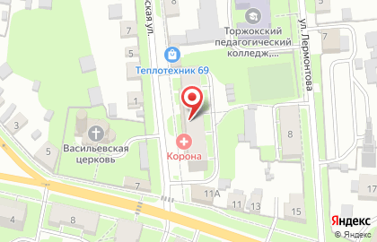 Супермаркет Дикси на Пролетарской улице на карте
